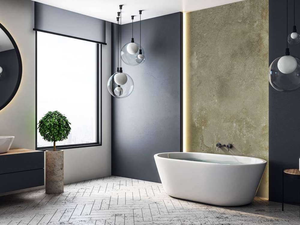 Gammel væg med forvitret stuk