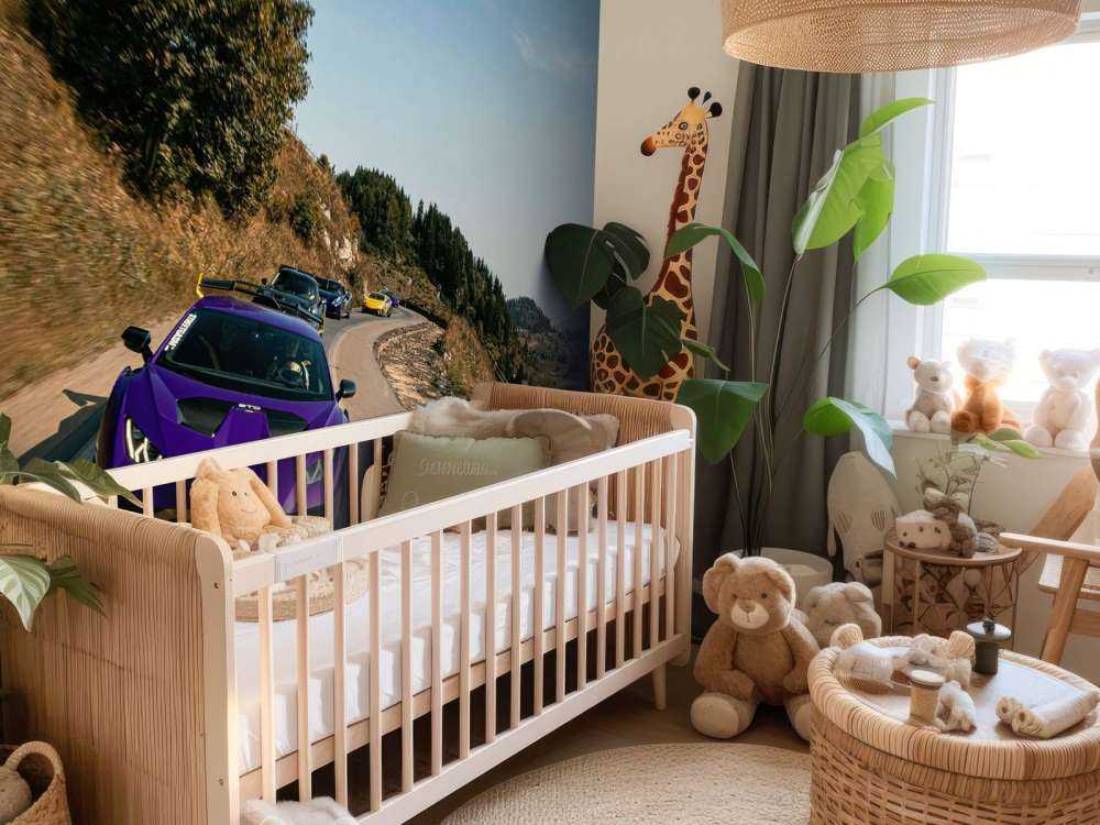 Superbil konvoj gennem bjergene