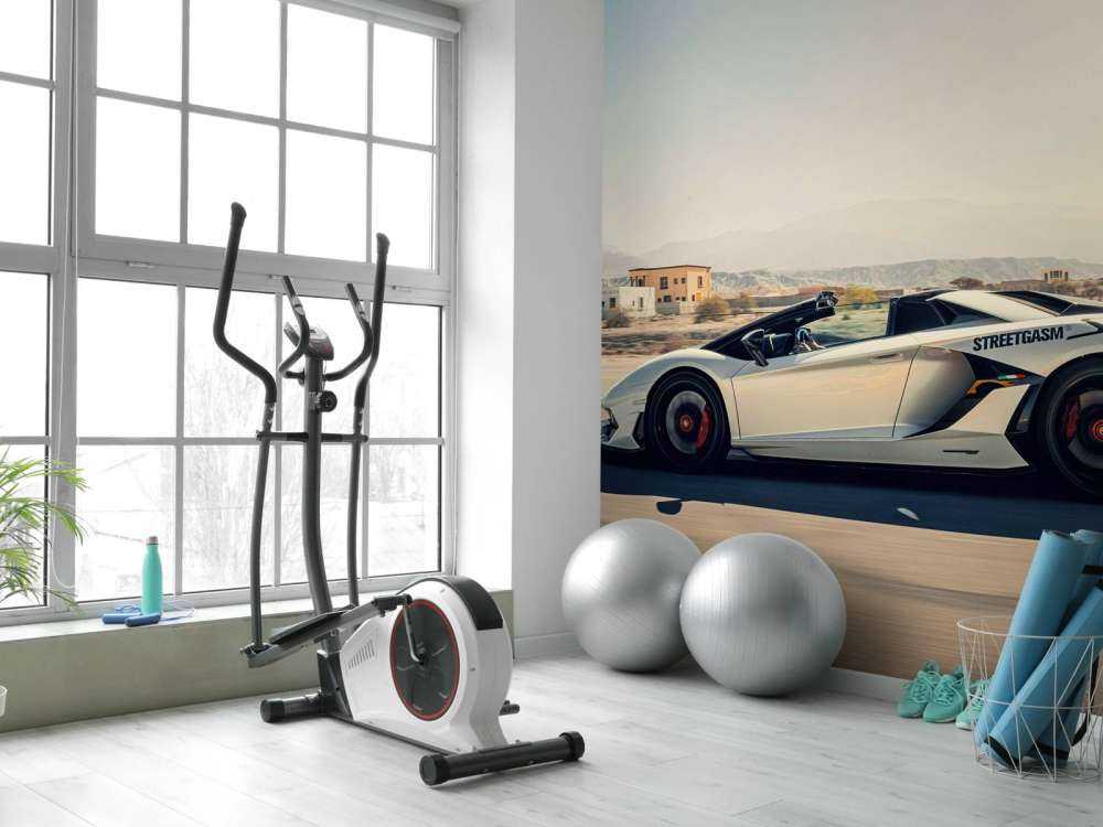 Lamborghini Aventador Roadster i ørkenen