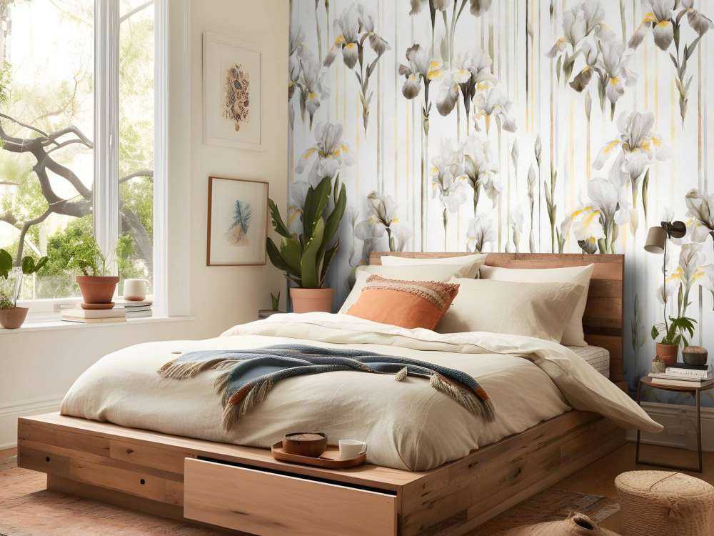 Irisser og Striber Sømløs Sepia