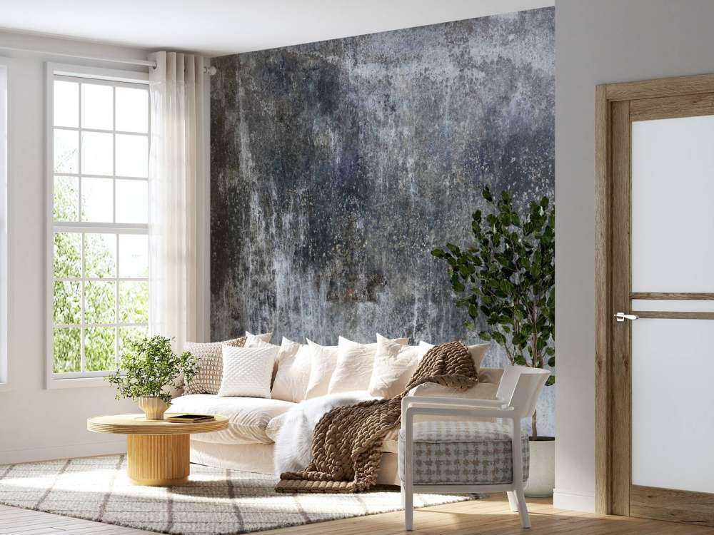 Gammel forvitret væg