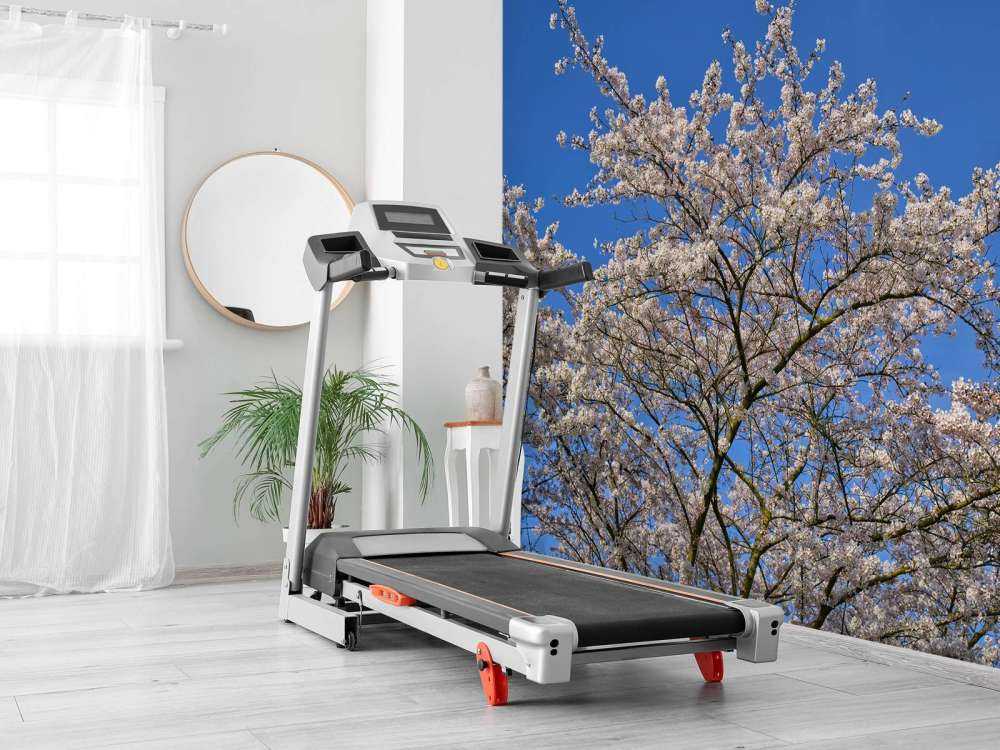 Blomstre med blå himmel