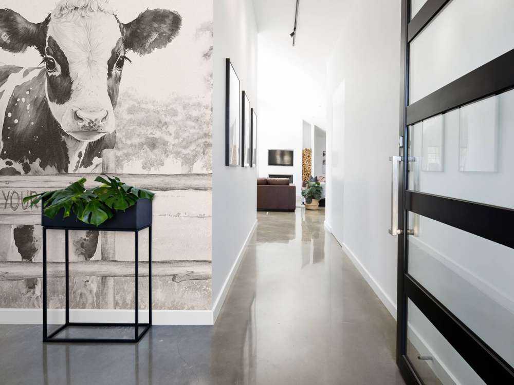 Kounge på en eng beige