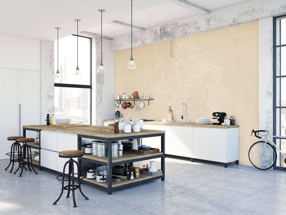 Beige Mandala atmosfære