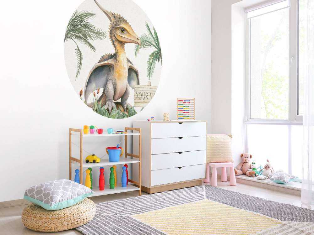 Baby pteranodon i junglen