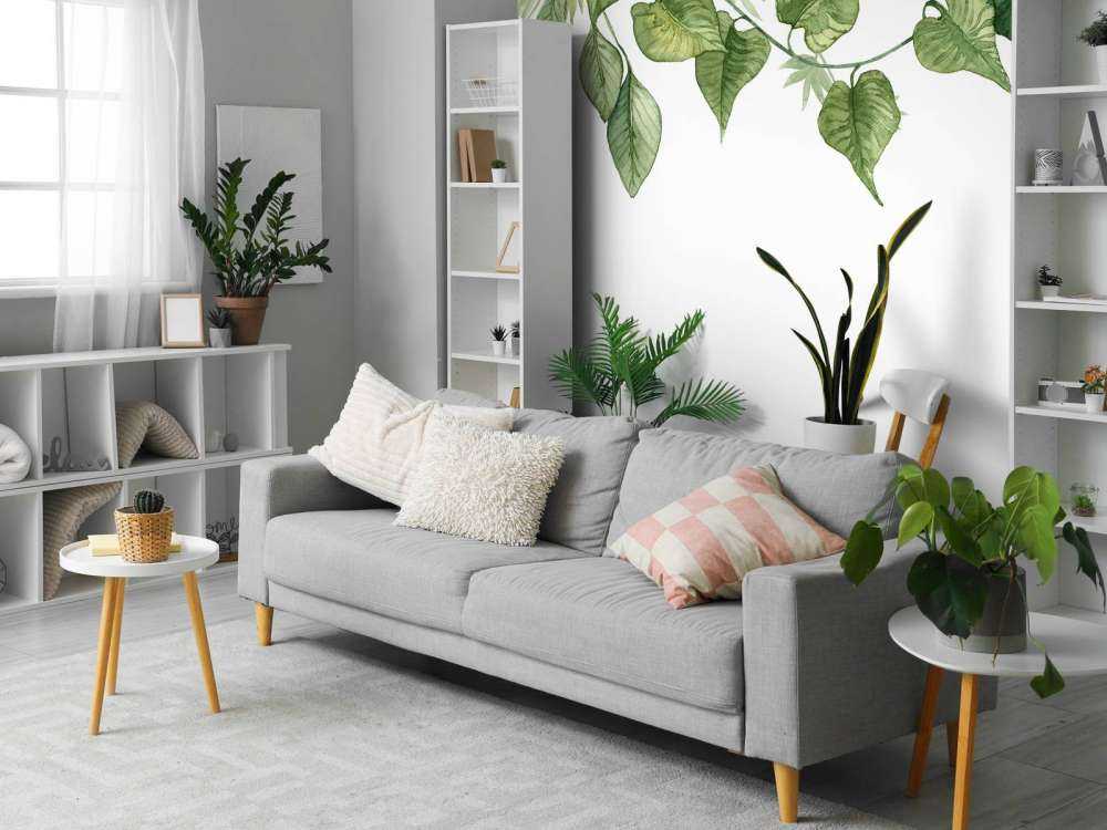 Hængende akvarelblade