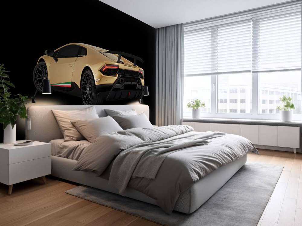 Lamborghini Huracan - Venstre bagende, sort