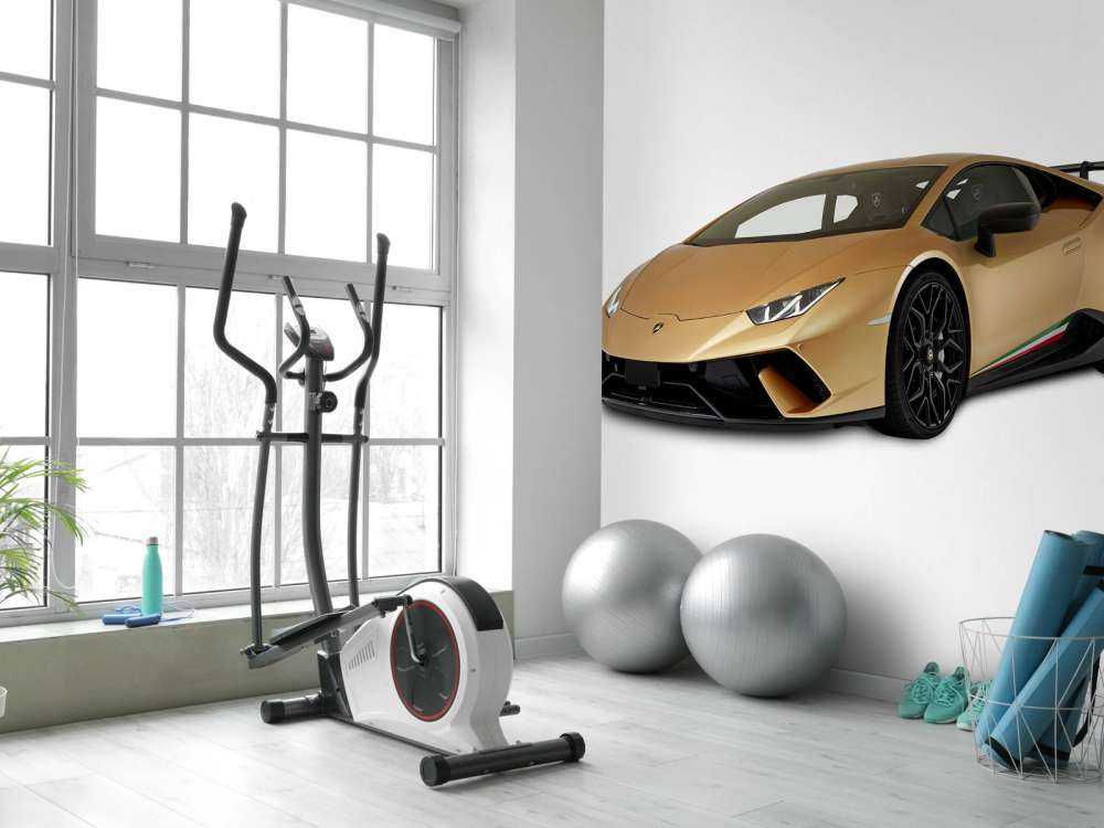 Lamborghini Huracan - Højre front, hvid