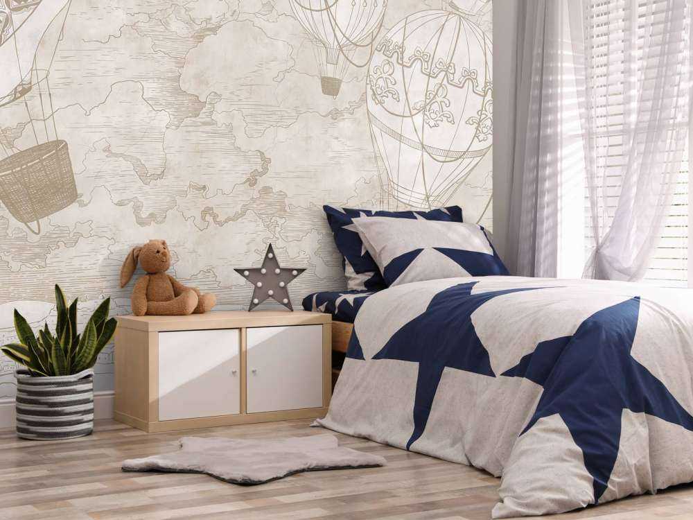 Varmluftsballonger över staden