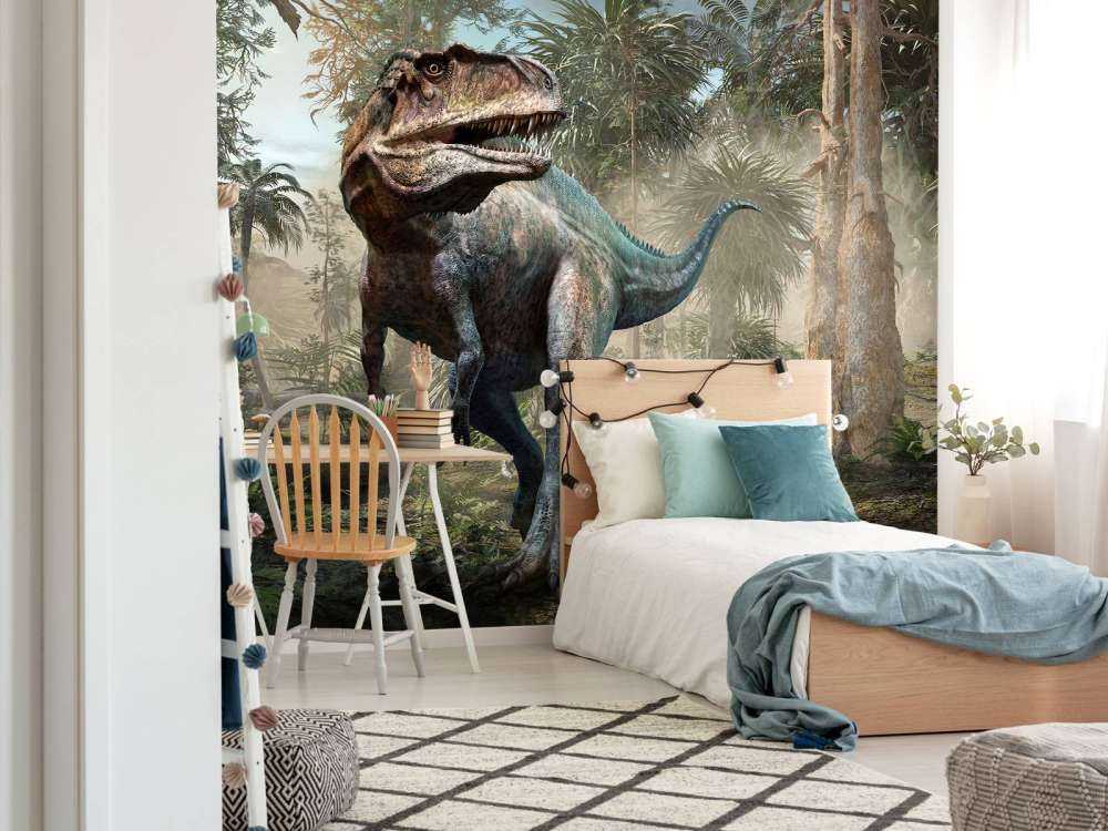 Acrocanthosaurus i skogen