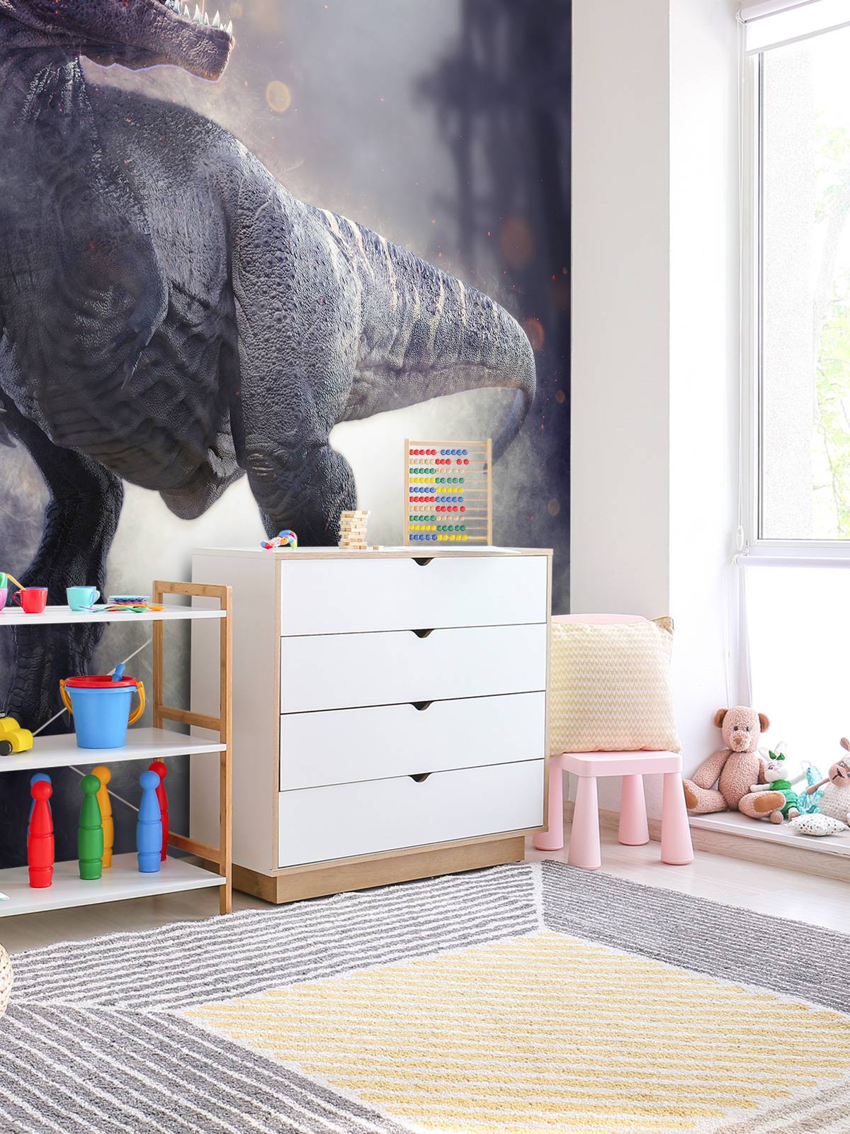 Tyrannosaurus Rex på natten