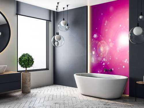 Rosa glitter ljus