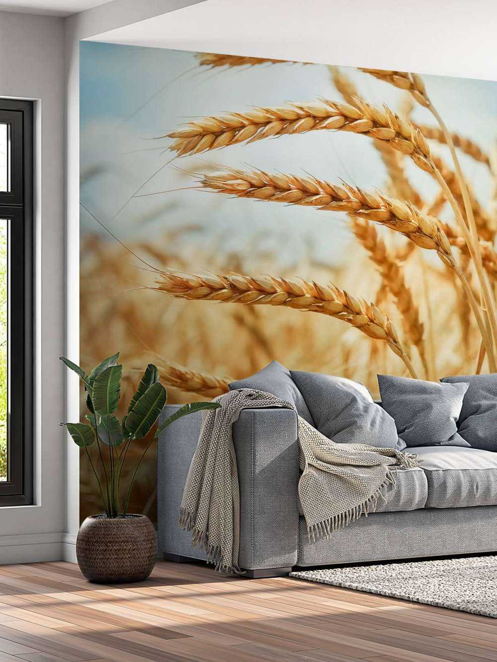 Slut upp av en spannmålsväxt