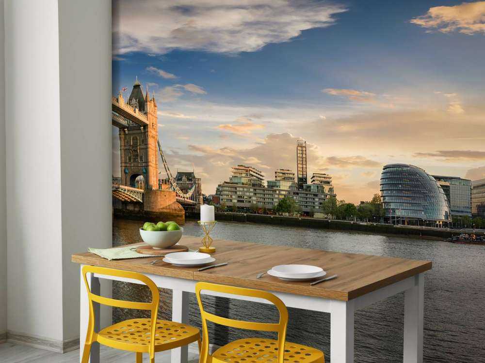 Horisont London med Tower bridge