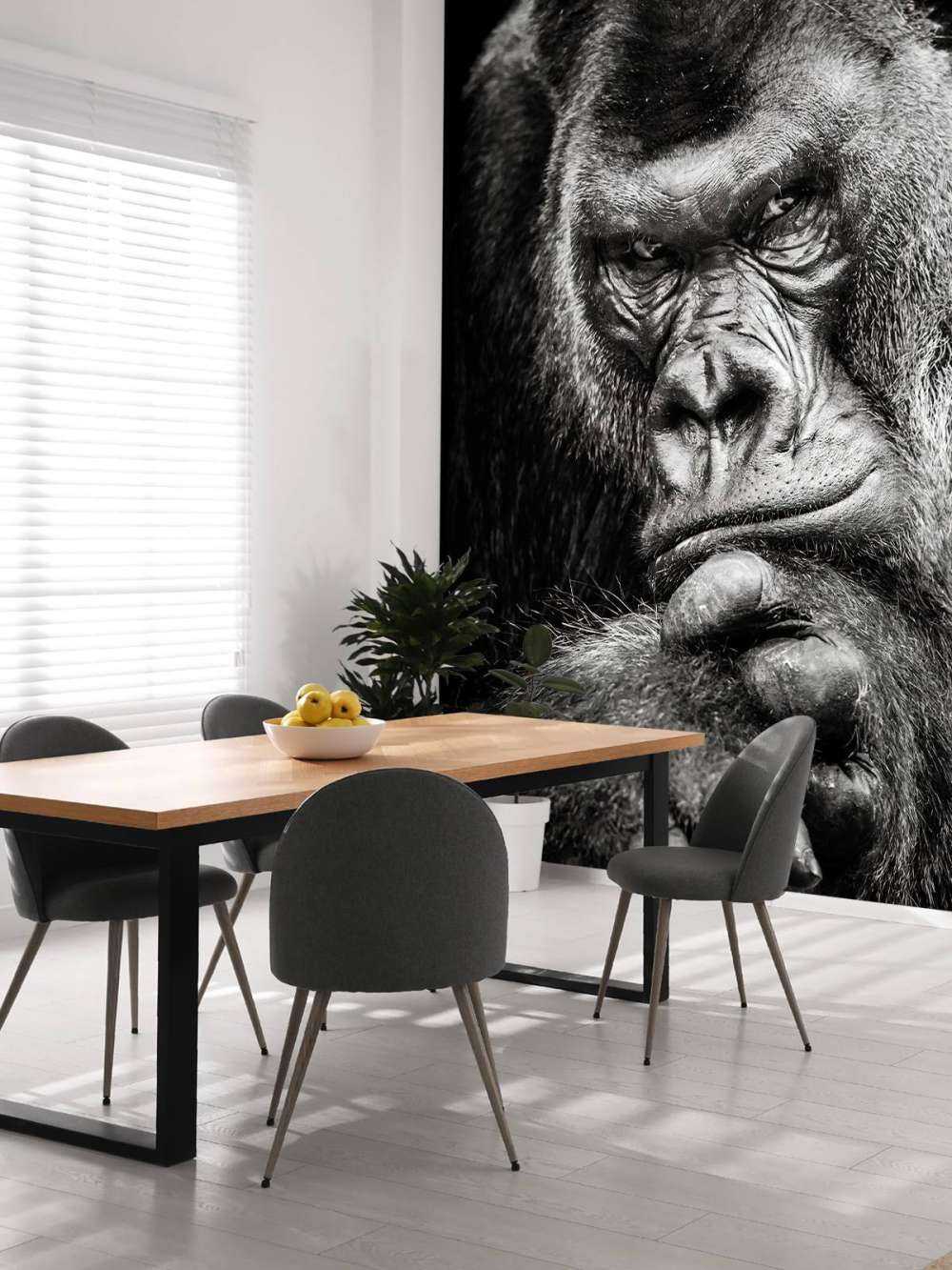 Närbild av en gorilla