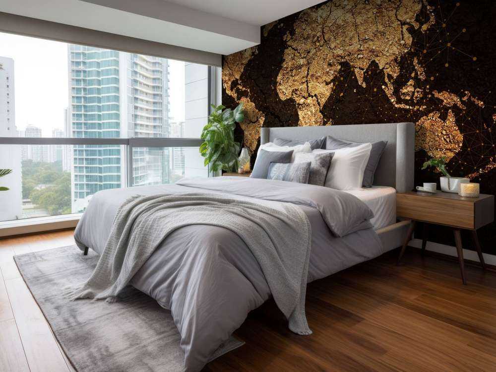 Gyllene världskarta