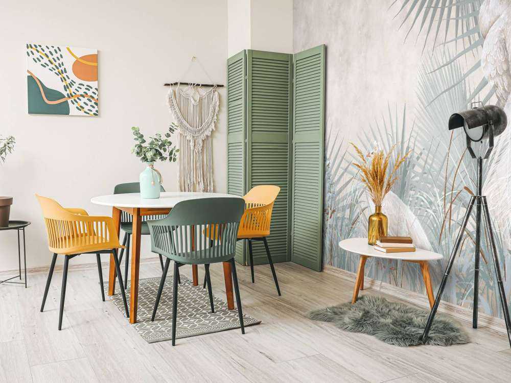 Påfåglar i tropikerna