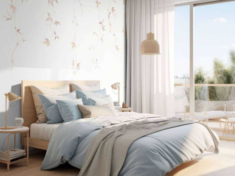 Ljus klematis vinstock