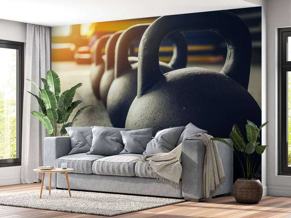 Rad av kettlebells