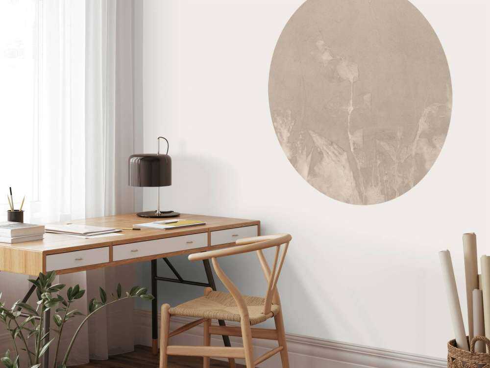 Wilde geranium och snöbär - musgrå
