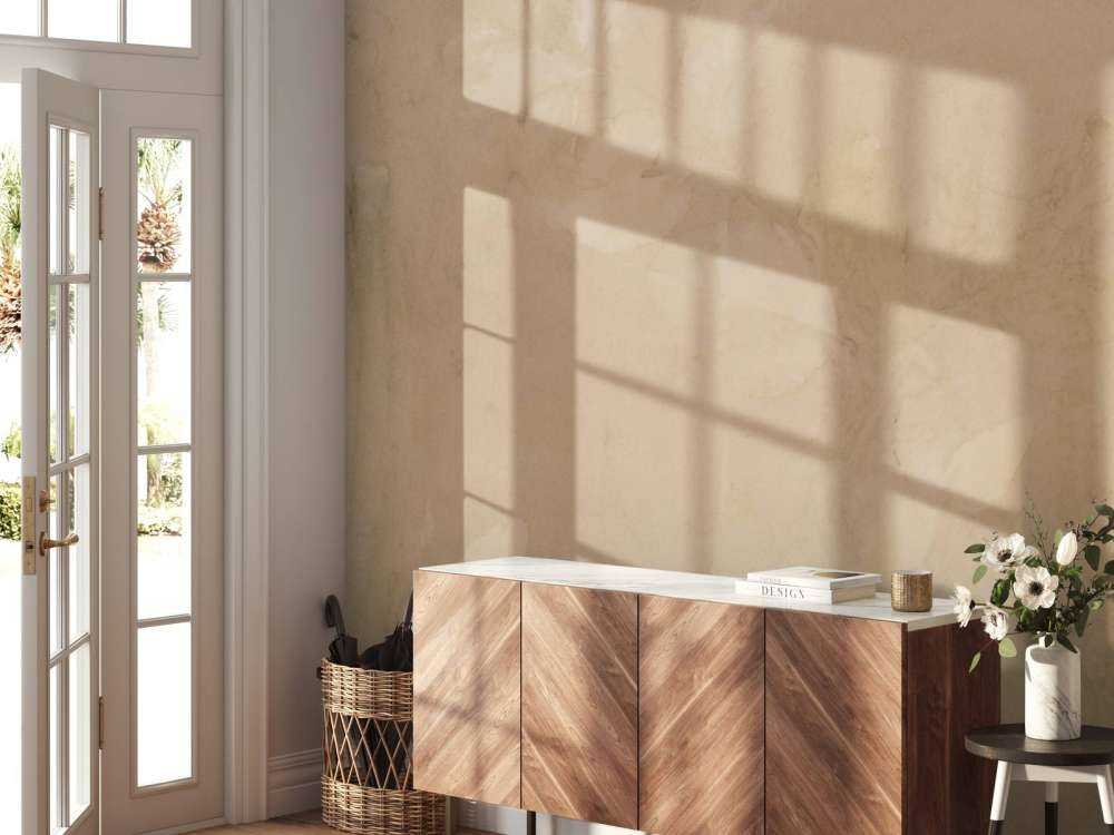 Weegbree och vild geranium - sepia