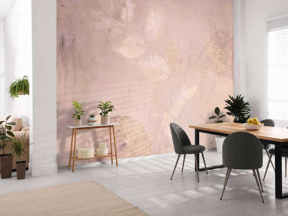 Weegbree och vild geranium - mauve