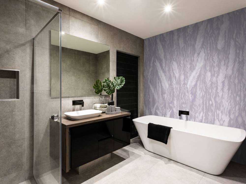 Vägg av fältgräs - lila