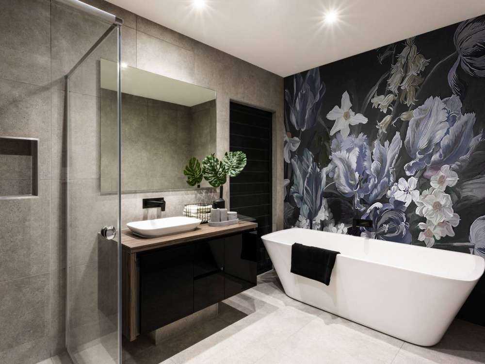 Bukett med pioner Blå