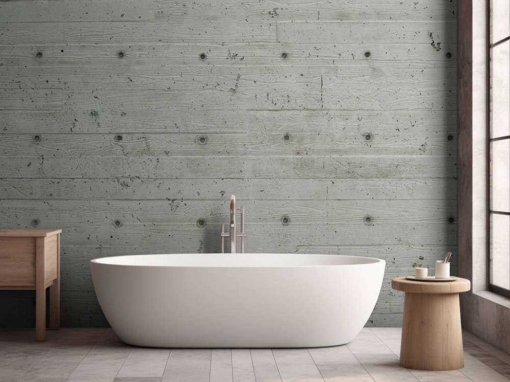 betong med träutseende