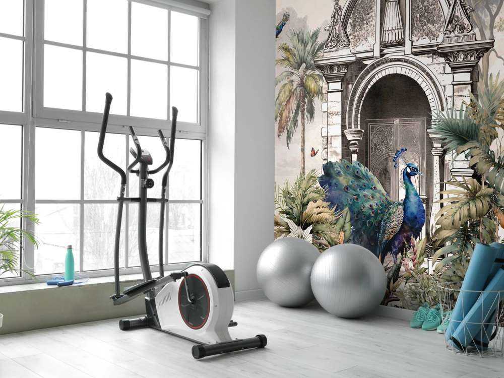 Påfåglar i Paradisets Trädgård