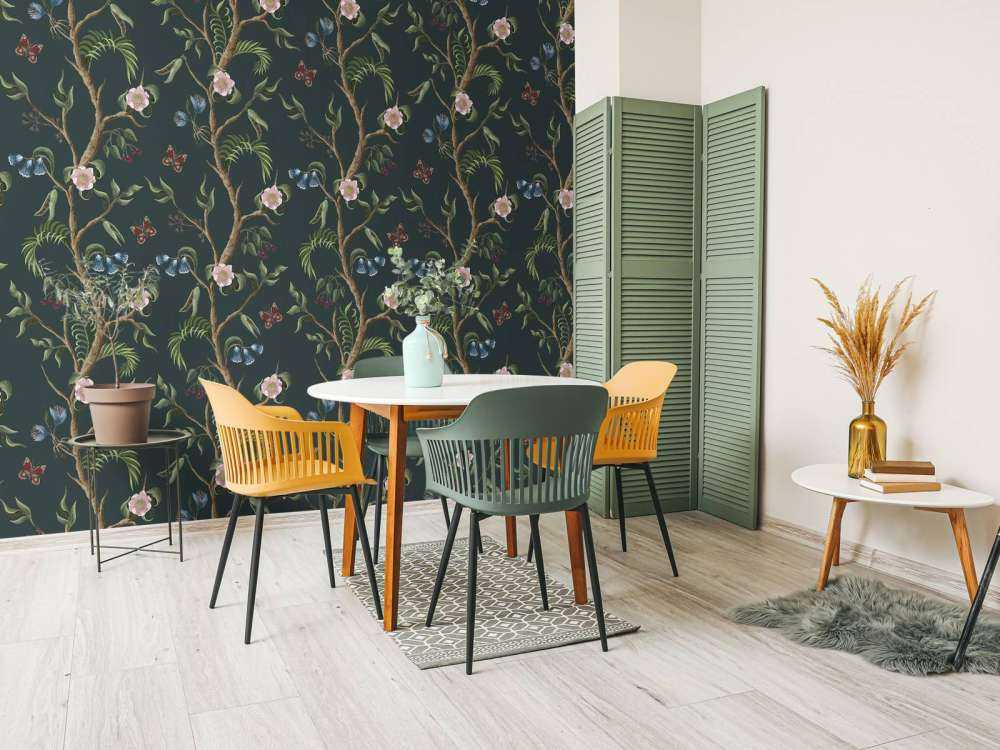 Mönster av blommande blommor