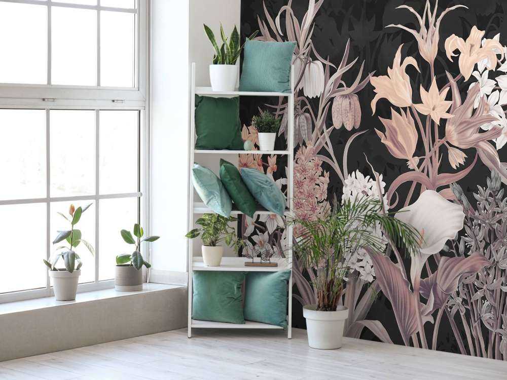 Vårblommor - Vintage Sepia