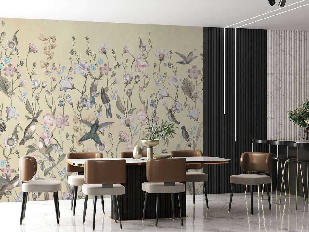 Eterisk Vår - Pastellblomma Grädde