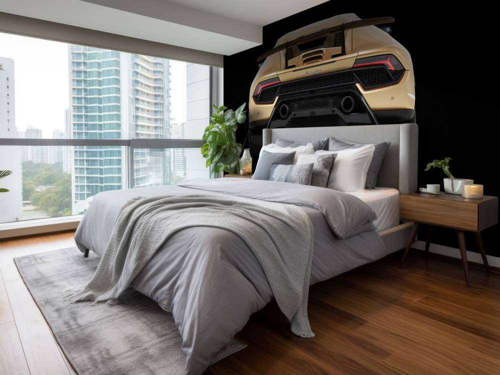 Lamborghini Huracán - Bak, svart