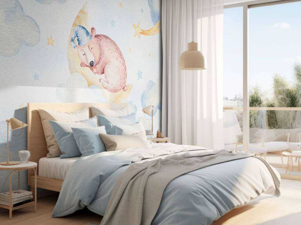 Sovende bjørn i skyene