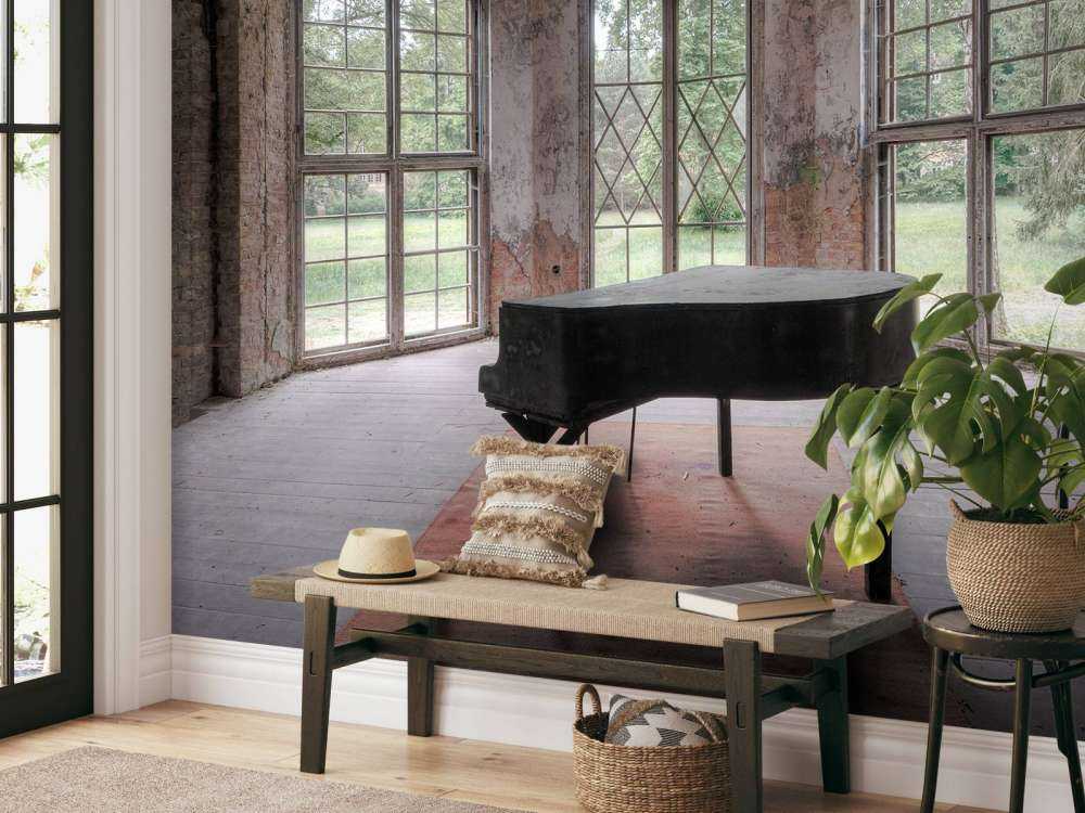 Ensomt piano