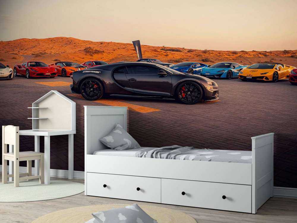 Bugatti Chiron og venner