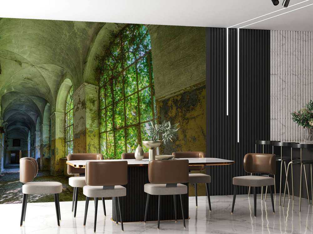 Gammel forlatt bygning