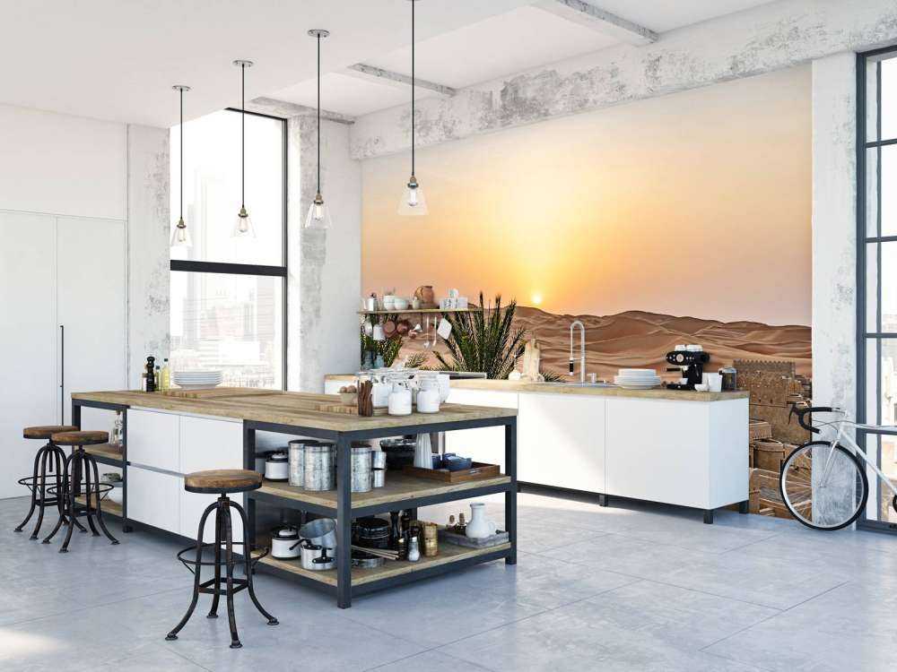 Abu Dhabi ved solnedgang