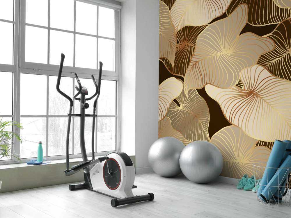 Brune tropiske blader