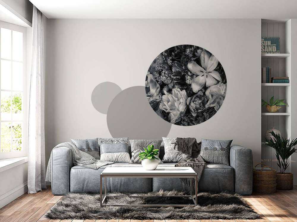 Bukett med forskjellige blomster