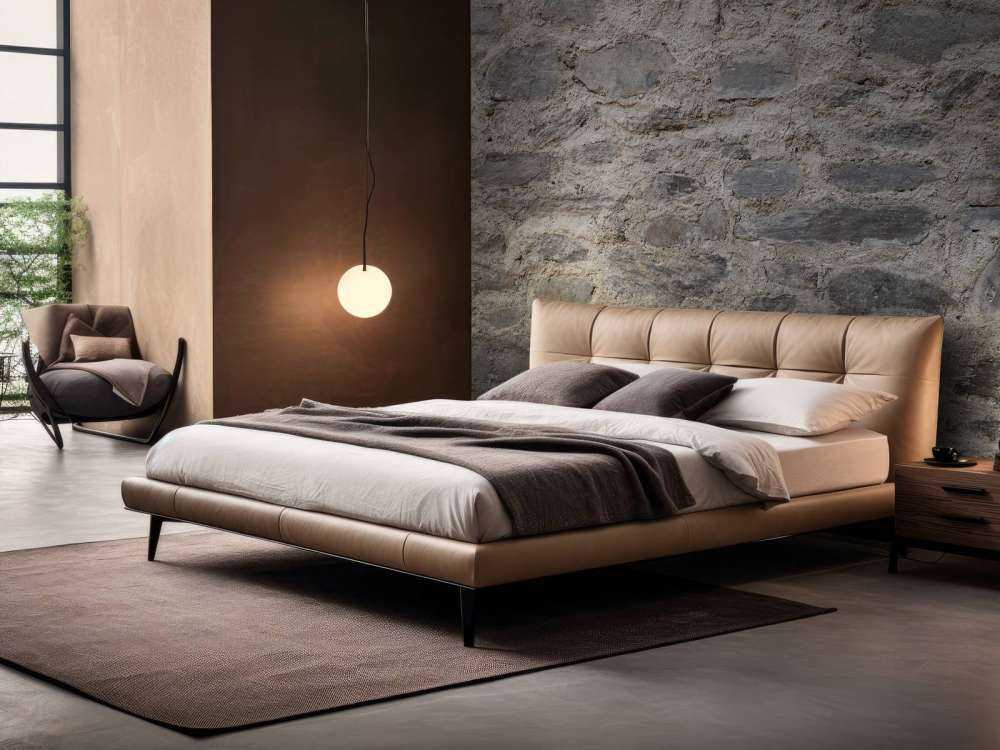 Vegg med grove steiner