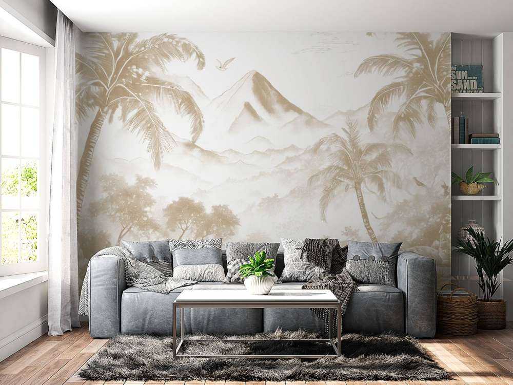 Morgengry på Vulkanøya, taupe