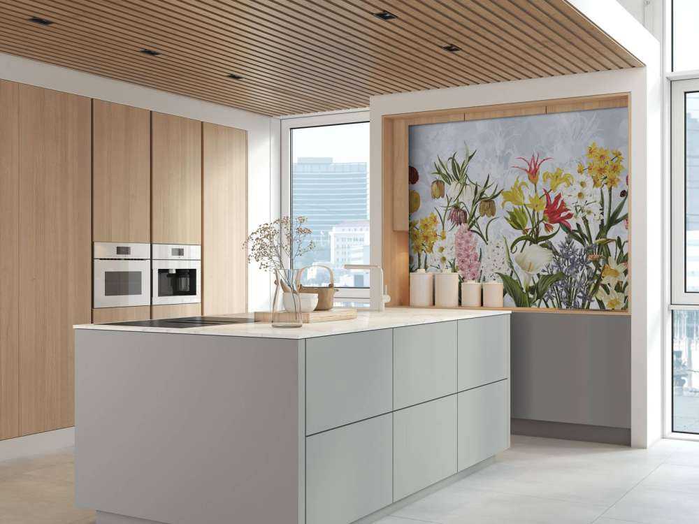 Vårblomster - Skyet himmelblå