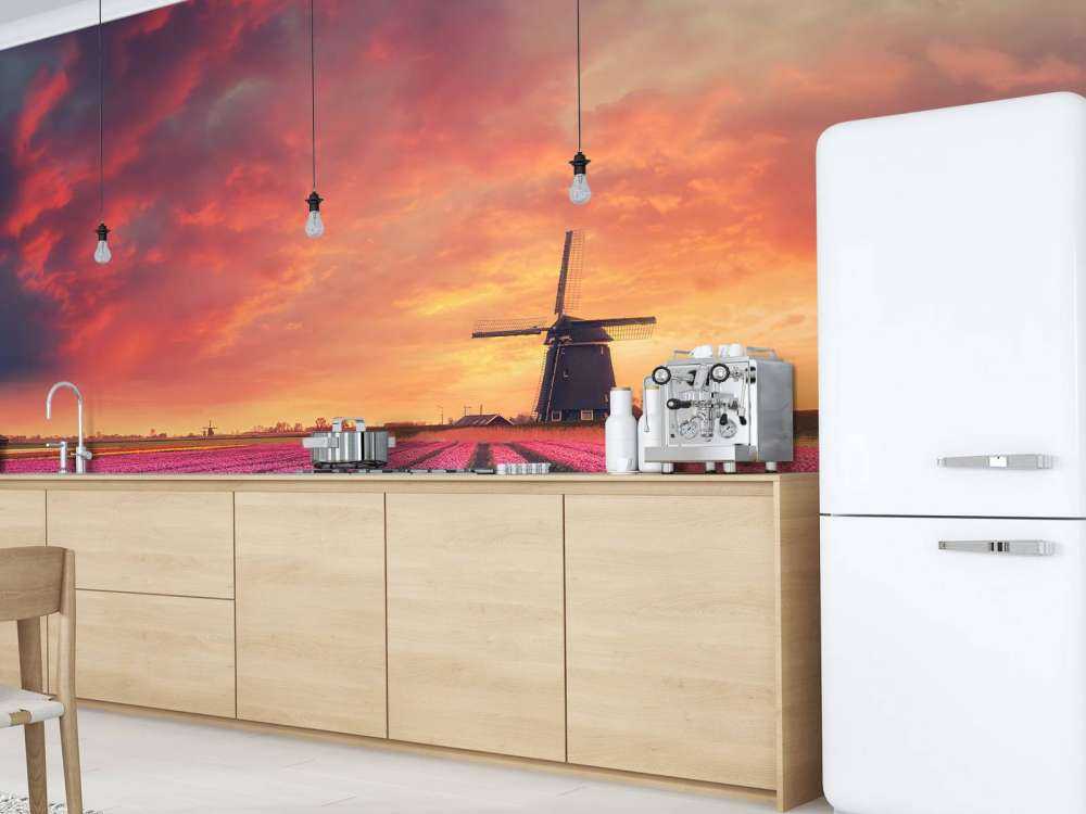 tulipanner med mølle