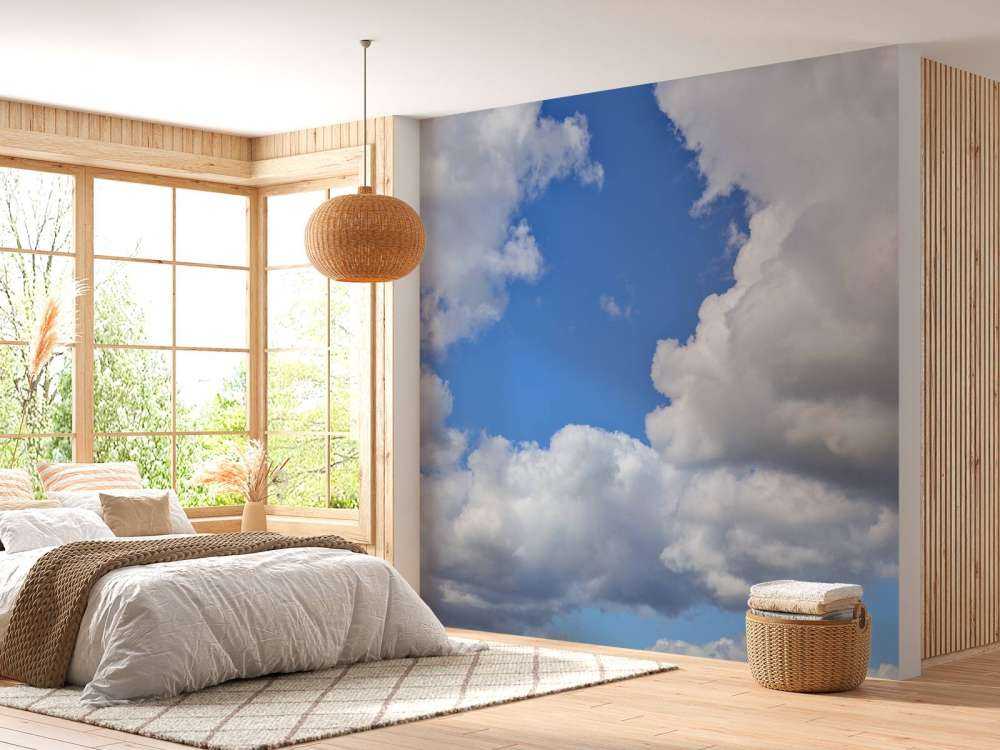 Nydelig overskyet landskapp