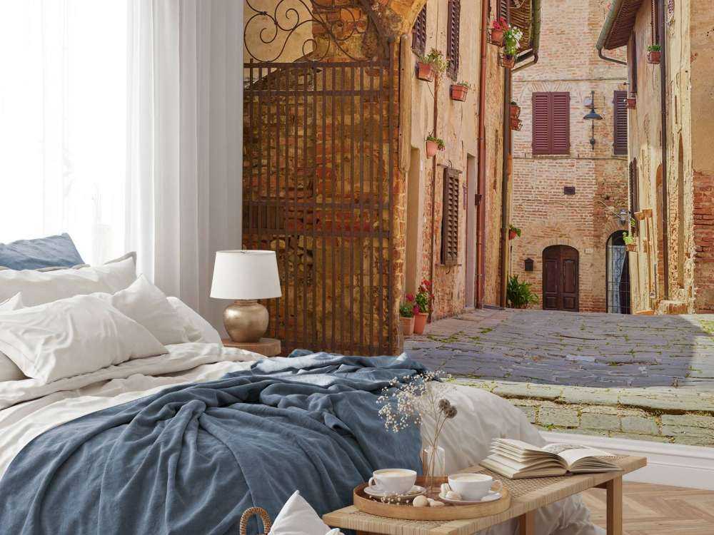 Gate med bue og port