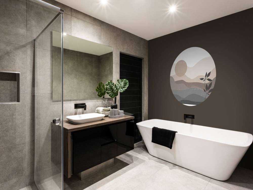 Midt århundre solnedgang