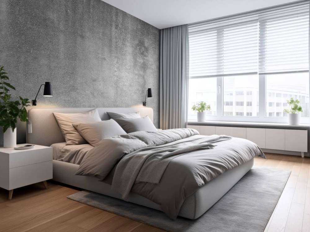 Detaljert grå betong