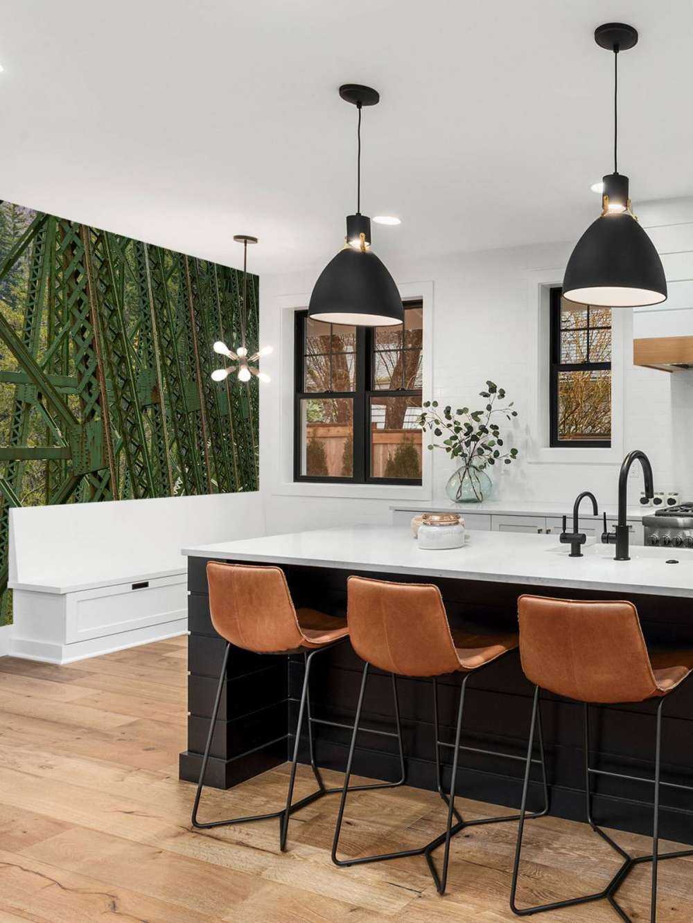 Stålkonstruksjon gammel jernbanebro